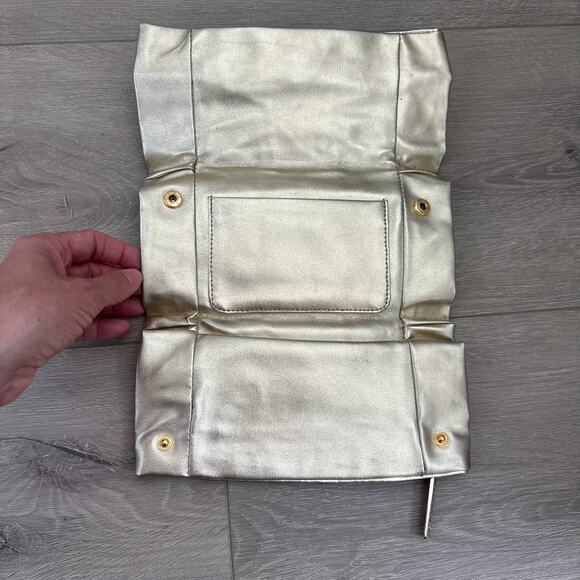 Vintage Versace Parfums Gold Clutch Purse - Picture 4 of 9